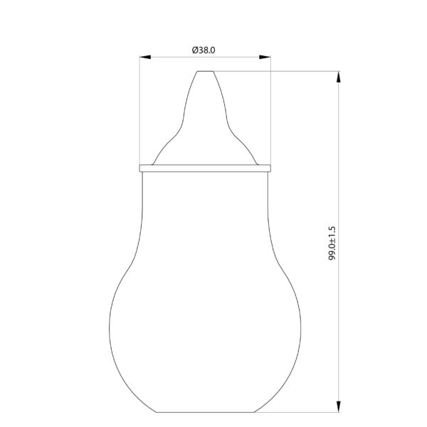 Nasal Aspirator 3oz with Valve - Image 2